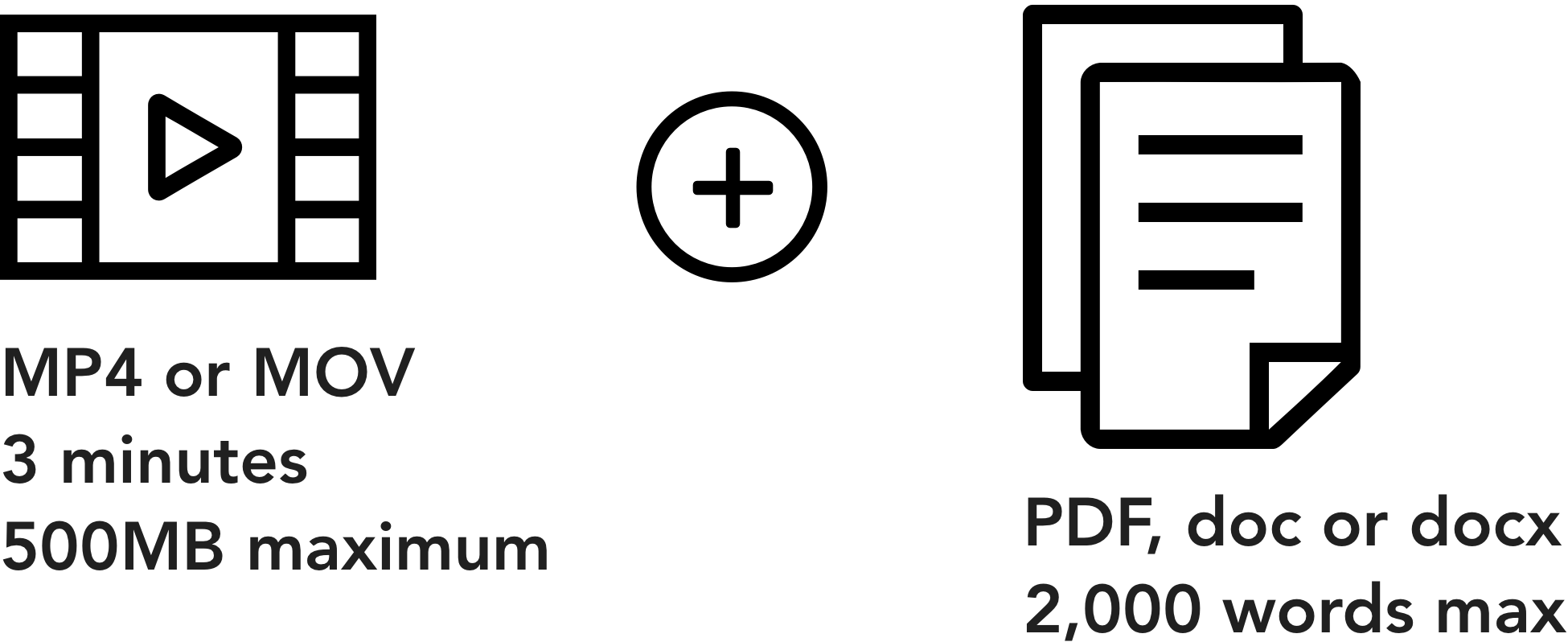 MP4, PDF icons